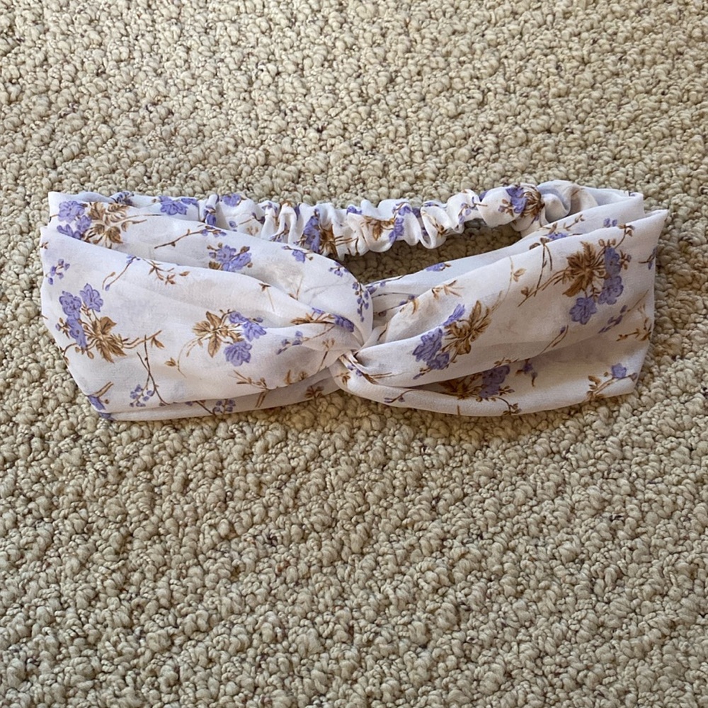 Floral headband!